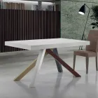 Rozkładany stół do jadalni do 450 cm z laminatu Made in Italy - Salentino Viadurini