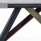 Rozkładany stół do jadalni do 450 cm z laminatu Made in Italy - Salentino Viadurini
