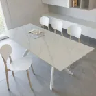 Rozkładany stół do jadalni z różnymi wykończeniami - Shaila Viadurini