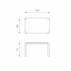 Wysuwany stół z drewna dębowego Fedro, wyprodukowany we Włoszech Viadurini