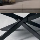 Stół do jadalni L315cm z drewna dębowego wykonany z Włoch Oncino Viadurini