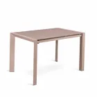 stół szklany stolik i metalu Oddo Viadurini