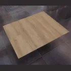 Stół do jadalni, który rozciąga się i poszerza z melaminy i metalu - Devendra Viadurini