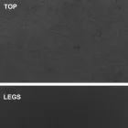 Stół do jadalni z blatem w kształcie beczki z laminatu HPL Made in Italy - Settimmio Viadurini