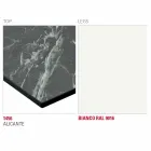 Stół do jadalni z blatem HPL i metalową podstawą Made in Italy - Aresto Viadurini