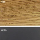 Stół do jadalni z blatem z fornirowanego drewna Made in Italy - Settimmio Viadurini