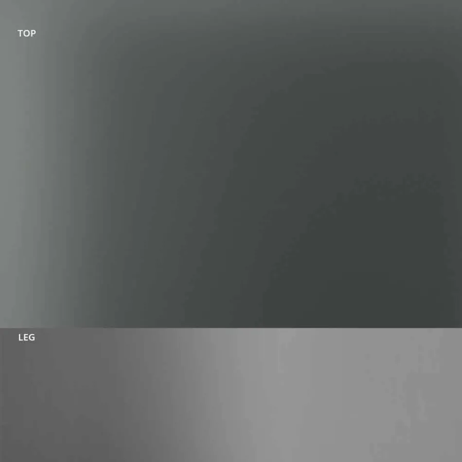 Stół do jadalni z przydymionym szklanym blatem i metalową podstawą 4 wymiary - Speck Viadurini