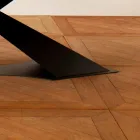 Nowoczesny stół jadalny z Elliotem wykonany we włoskim dębowym blacie Viadurini