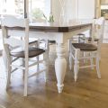Stół do jadalni z jesionu i 4 krzesła w zestawie Wyprodukowano we Włoszech - Rafael