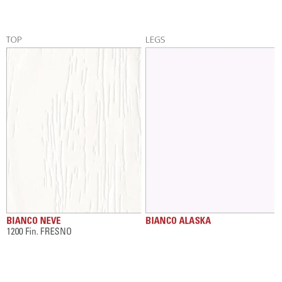 Stół do jadalni Hpl z metalową podstawą Made in Italy, Precious - Carlino Viadurini