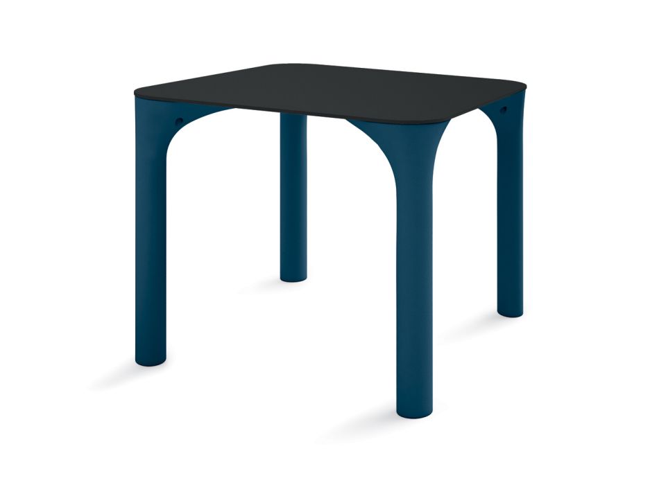 Stół do jadalni Hpl z polietylenowymi nogami Made in Italy - Glen Viadurini