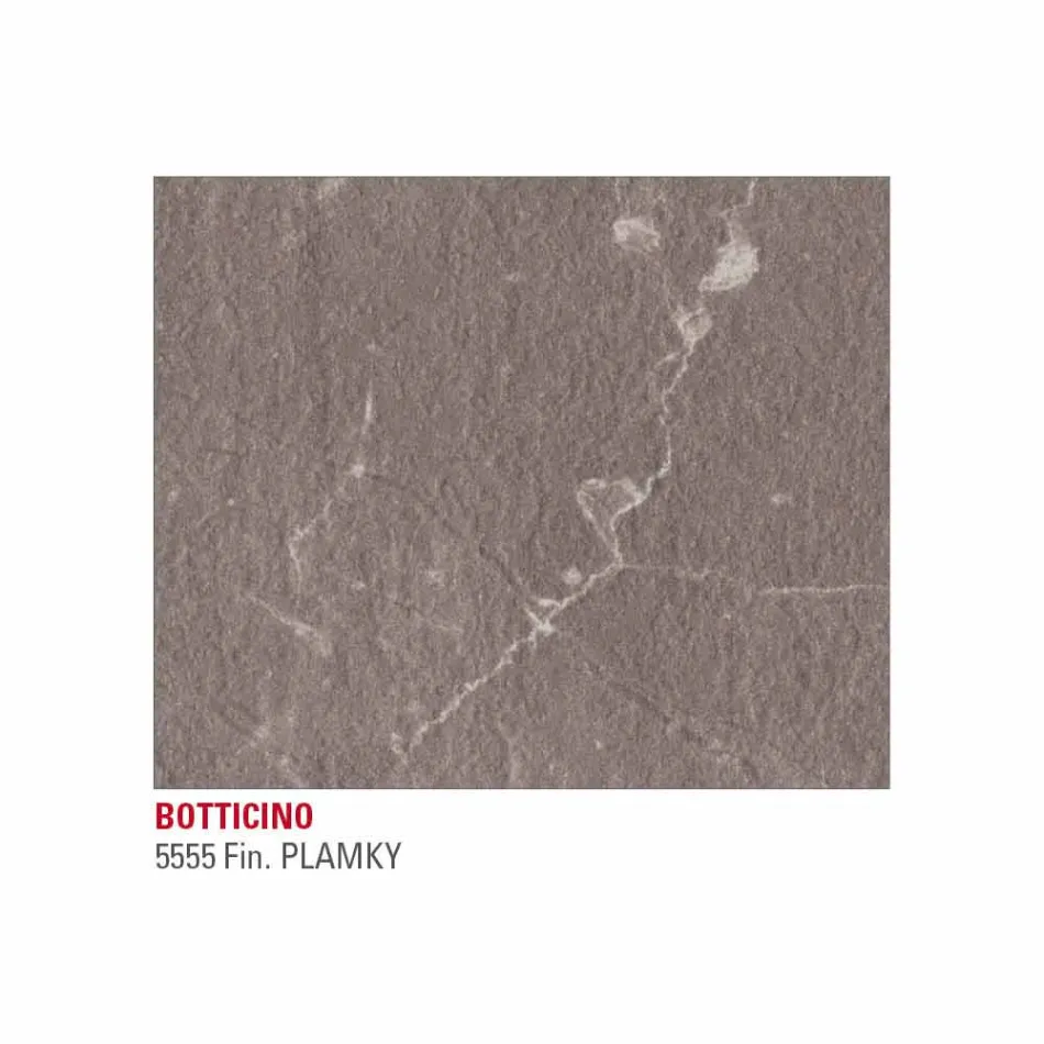 Stół do jadalni z efektem marmuru Hpl i lakierowanym metalem Made in Italy - Jupiter Viadurini