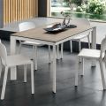 Stół do jadalni Laminam z aluminiową konstrukcją Made in Italy - Bavaria