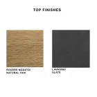 Stół do jadalni z laminatu HPL i szlachetnej stali włoskiej - Settimmio Viadurini