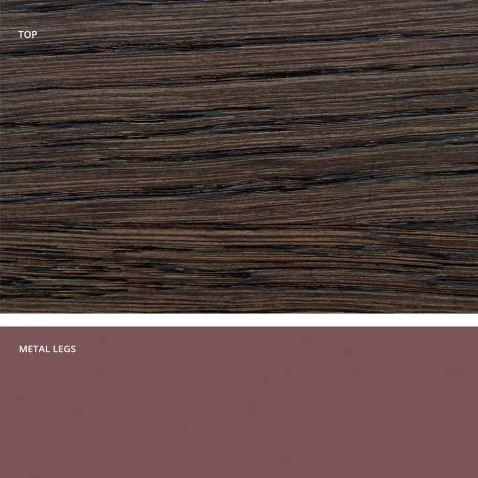 Stół w nowoczesnym litym drewnie wyprodukowany we Włoszech, Mitia Viadurini