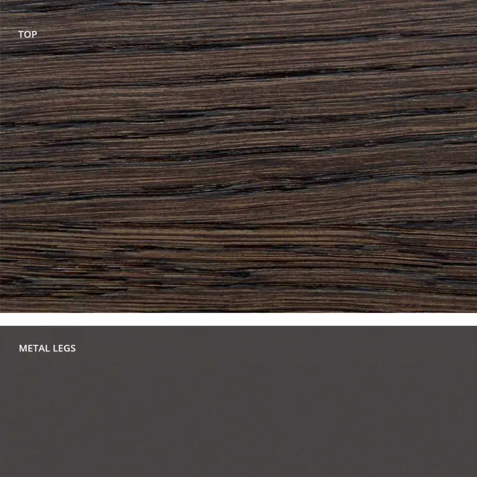 Stół w nowoczesnym litym drewnie wyprodukowany we Włoszech, Mitia Viadurini