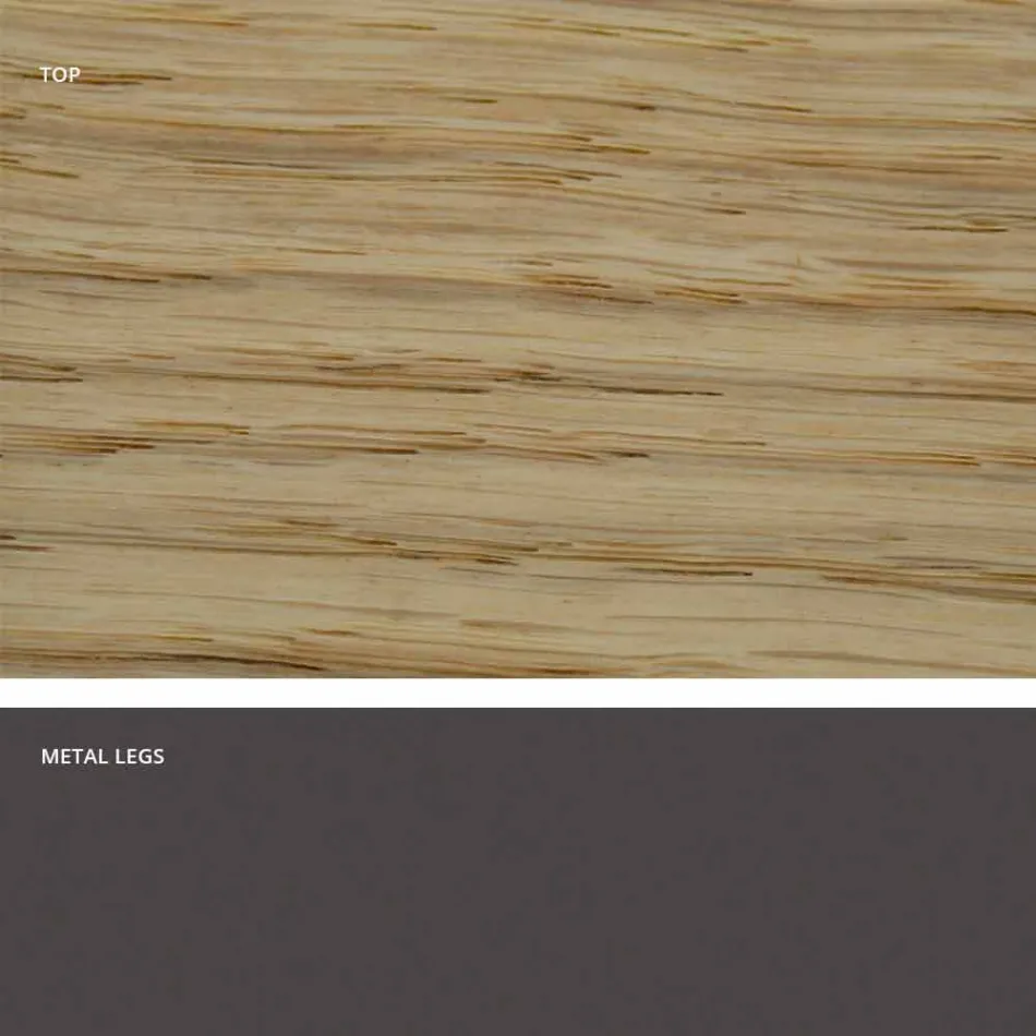 Stół w nowoczesnym litym drewnie wyprodukowany we Włoszech, Mitia Viadurini