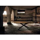 Nowoczesny stół z litego drewna wykonany we Włoszech Oncino Viadurini