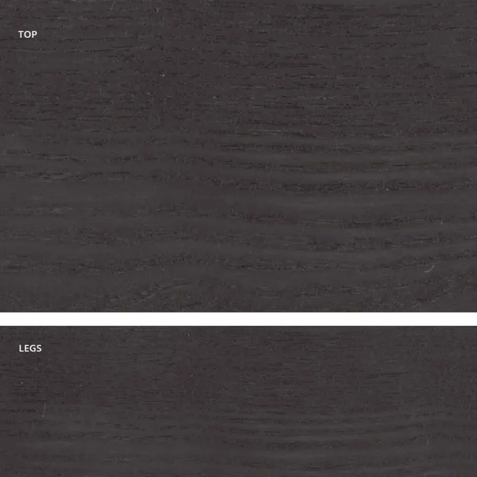 Drewniany stół do jadalni Mdf wykonany we Włoszech, Egisto Viadurini