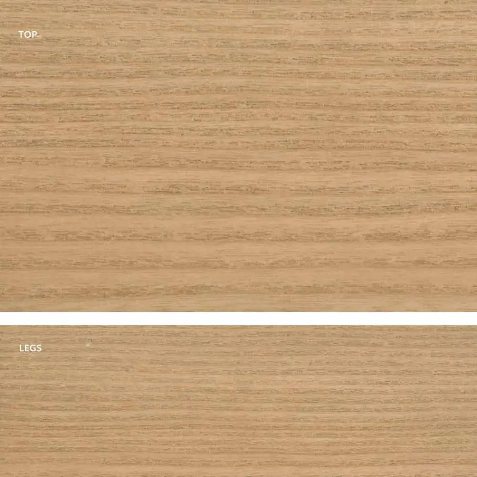 Drewniany stół do jadalni Mdf wykonany we Włoszech, Egisto Viadurini