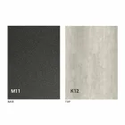 Metalowy stół do jadalni i ceramiczny blat Made in Italy Design - Anaconda Viadurini