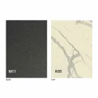 Metalowy stół do jadalni i ceramiczny blat Made in Italy Design - Anaconda Viadurini