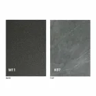 Metalowy stół do jadalni i ceramiczny blat Made in Italy Design - Anaconda Viadurini