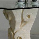 kamienny stół ze szkła Top Design Giasone Viadurini