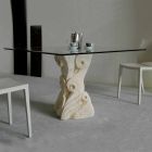 kamienny stół ze szkła Top Design Giasone Viadurini