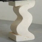 kamienny stół jadalny i nowoczesne projektowanie Anteros kryształowe Viadurini