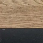 Stół do jadalni z dębu platerowanego Masellato i metalu Made in Italy - Riad Viadurini