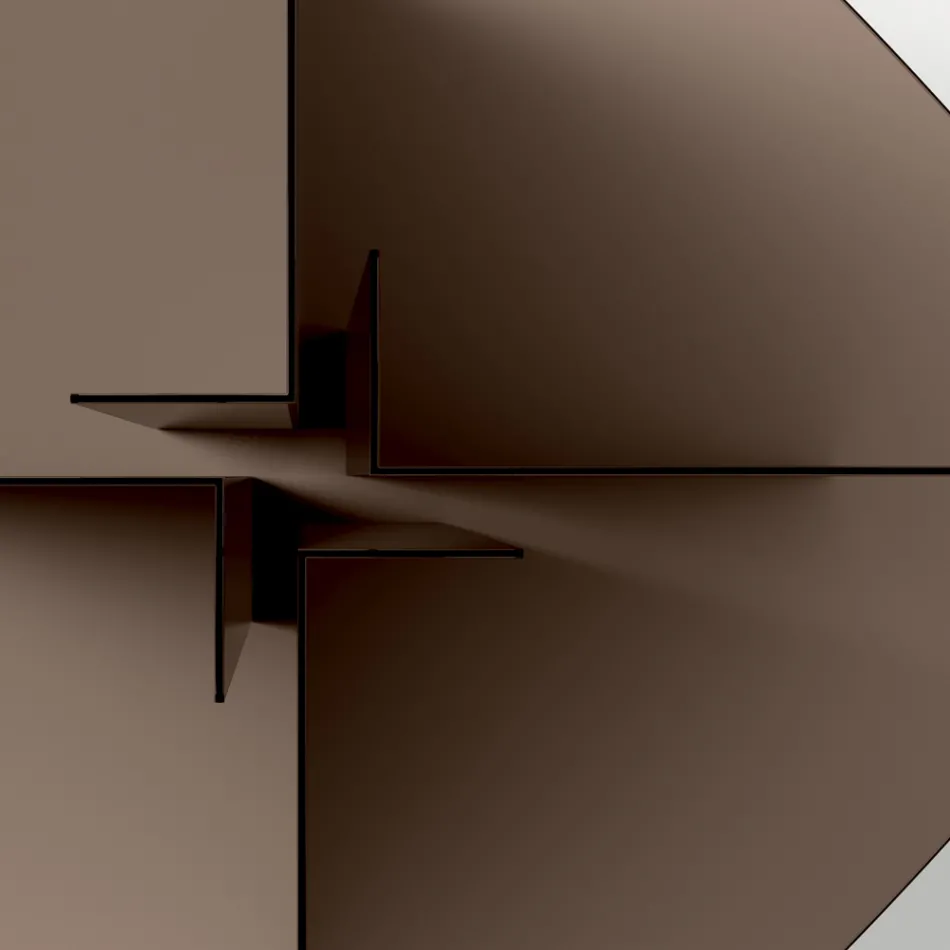 Szklany stół do jadalni z prostokątnym blatem Made in Italy - Charles Viadurini