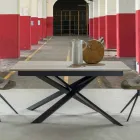 Stół rozkładany nowoczesny, blat laminowany - Marliana Viadurini