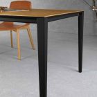 Nowoczesny rozkładany stół jadalny, konstrukcja aluminiowa - Bolsena Viadurini
