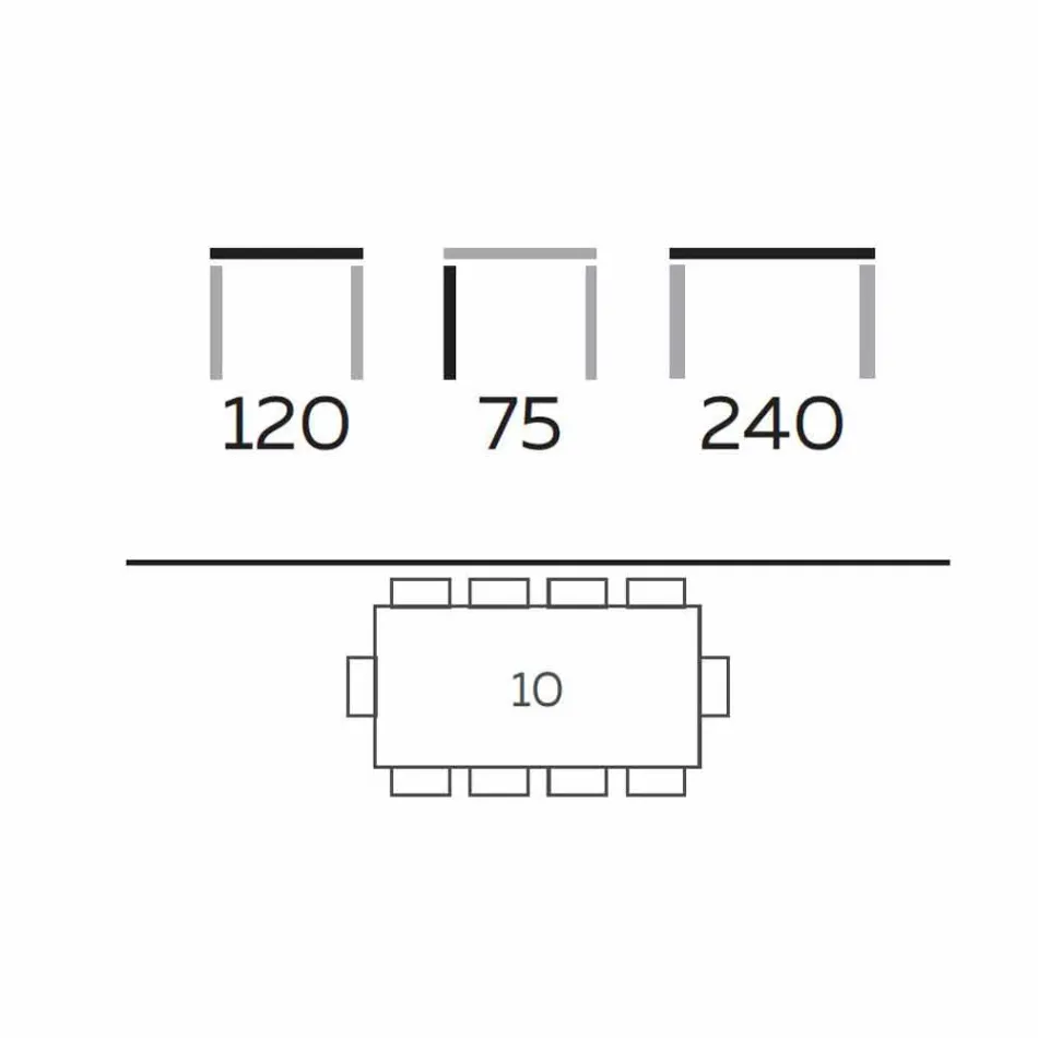 Nowoczesny stół do jadalni z gresu i drewna jesionowego Made in Italy - Croma Viadurini