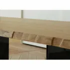 Nowoczesny dębowy stół wykonany we Włoszech 200x100cm Paul Viadurini