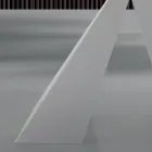 Nowoczesny stół do jadalni ze szkła i białej stali Made in Italy - Dalmacja Viadurini