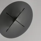 Owalny stół do jadalni ze szklanym blatem i podstawą Made in Italy - Tiseo Viadurini