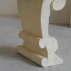 owalny stół z kamienia i klasyczny design krystalicznie Arachne Viadurini