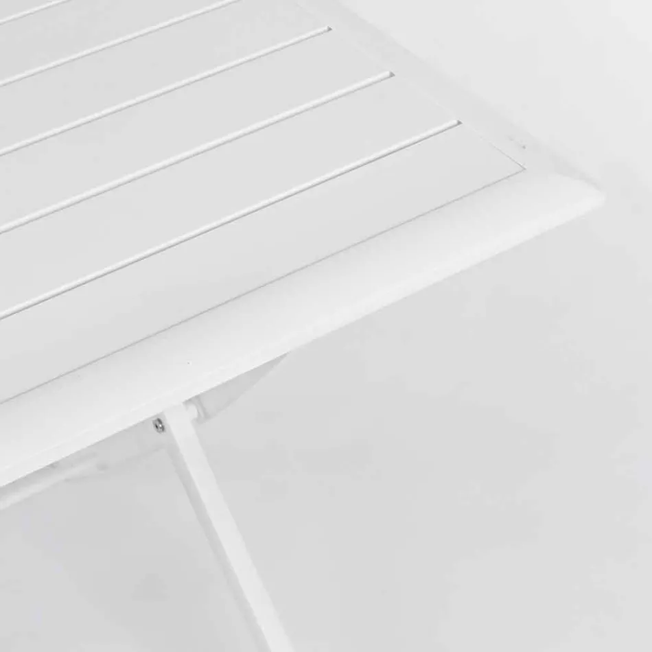 Stół ogrodowy z aluminium ze składaną konstrukcją - Hunt Viadurini