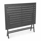 Stół ogrodowy z aluminium ze składaną konstrukcją - Hunt Viadurini