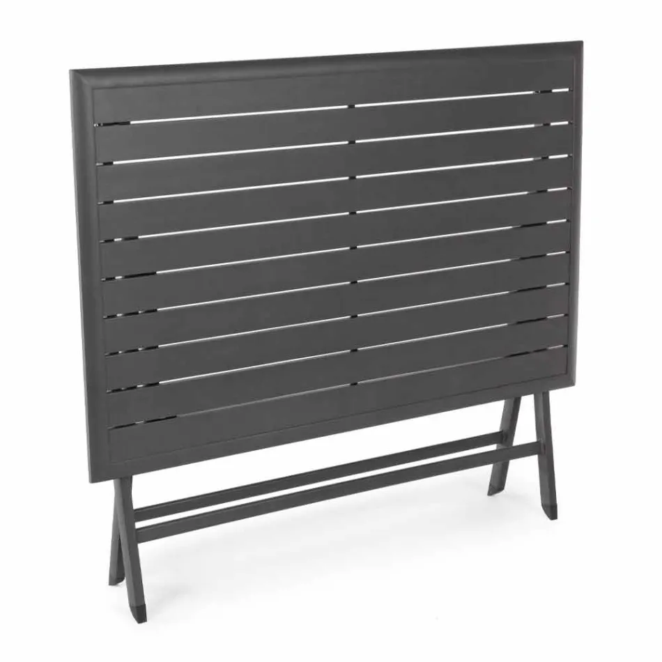 Stół ogrodowy z aluminium ze składaną konstrukcją - Hunt Viadurini