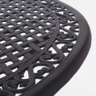 Stół do jadalni na zewnątrz z aluminium malowanego na biało lub antracyt - szybki Viadurini