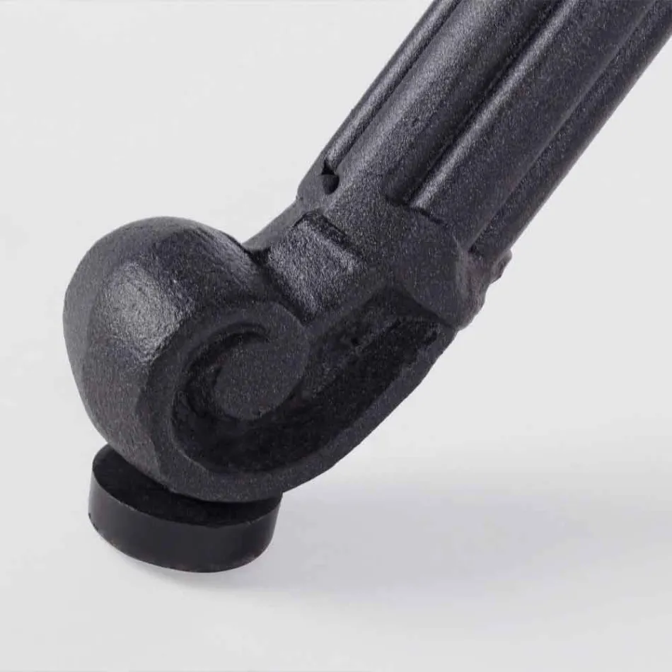 Stół do jadalni na zewnątrz z aluminium malowanego na biało lub antracyt - szybki Viadurini