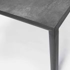 Stół do jadalni z ceramiki i aluminium, Homemotion - Salem Viadurini
