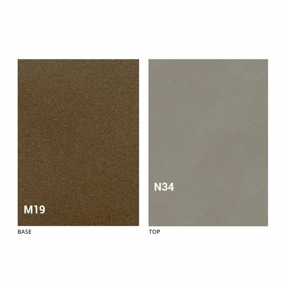 Nowoczesny składany stół z drewna i metalu Made in Italy - Menelao Viadurini