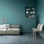 Nowoczesny składany stół z drewna i metalu Made in Italy - Menelao Viadurini