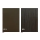 Nowoczesny składany stół z drewna i metalu Made in Italy - Menelao Viadurini