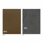 Nowoczesny składany stół z drewna i metalu Made in Italy - Menelao Viadurini