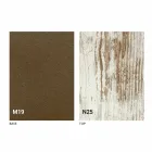 Nowoczesny składany stół z drewna i metalu Made in Italy - Menelao Viadurini